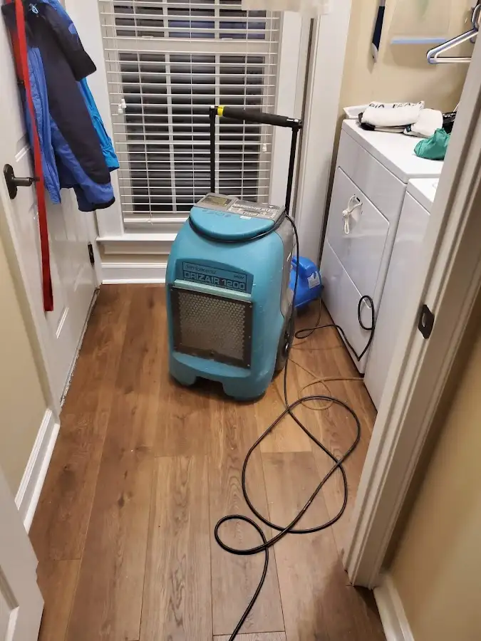 Commercial dehumidifier deployed for Flood Damage Cleanup in Pampa